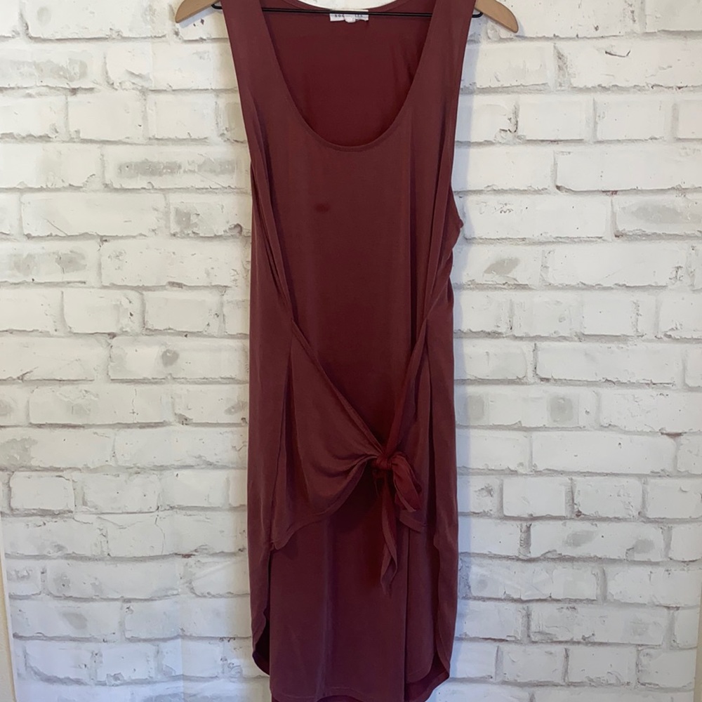 Socialite burgandy wrap dress